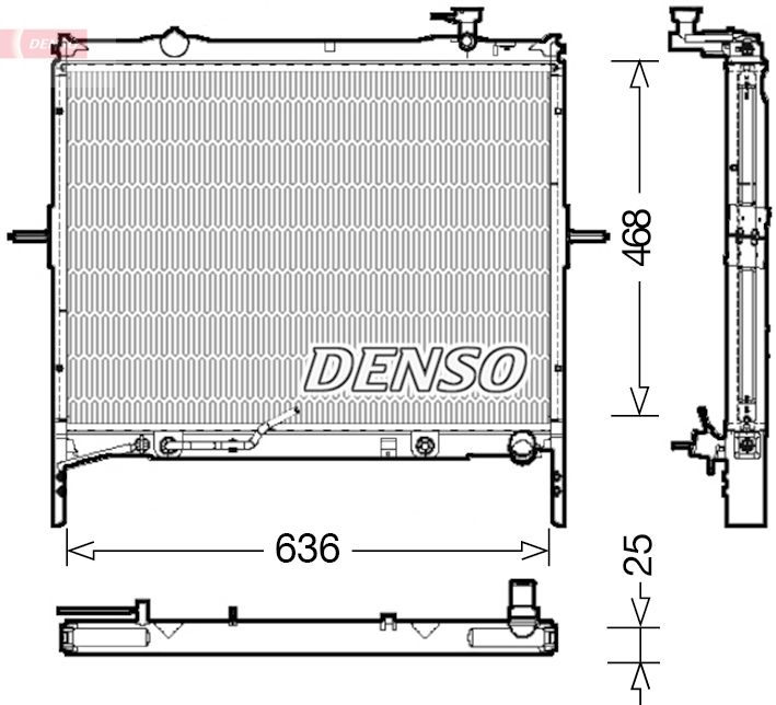 Radiator, engine cooling -