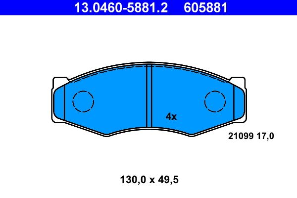 Brake Pad Set, disc brake -