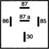 Relay, main current -