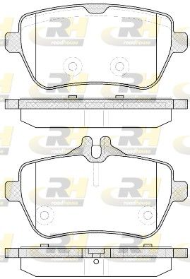 Brake Pad Set, disc brake MERCEDES-BENZ - 006 420 72 20