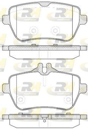 Brake Pad Set, disc brake MERCEDES-BENZ - 006 420 72 20