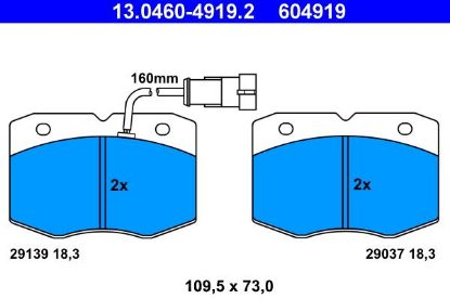 Brake Pad Set, disc brake -