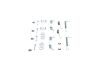 Accessory Kit, brake shoes -