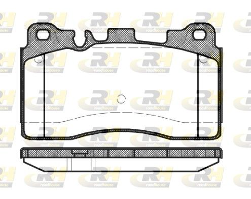 Brake Pad Set, disc brake MB W212 - E63 AMG