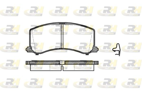 Brake Pad Set, disc brake Suzuki Baleno 95-02 esim.