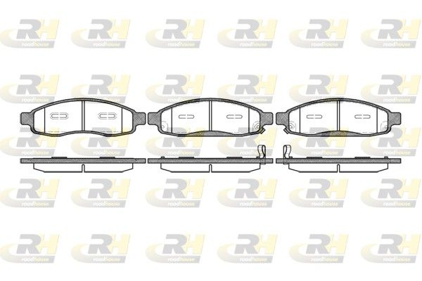 Brake Pad Set, disc brake Infiniti QX 56 04- esim.