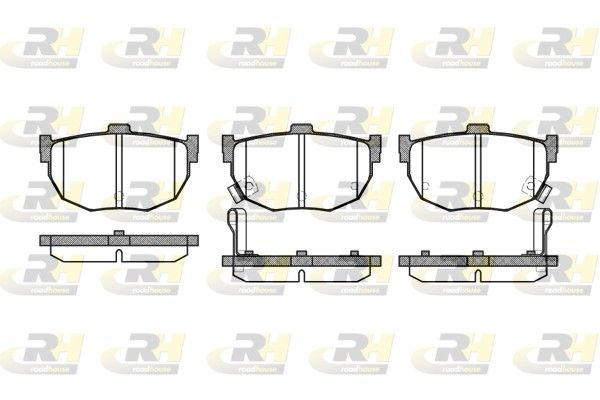 Brake Pad Set, disc brake KIA - 58302-2FA00