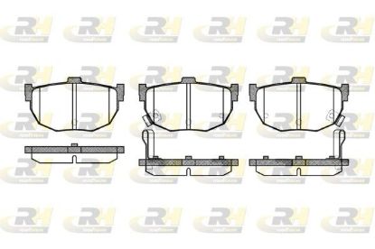 Brake Pad Set, disc brake KIA - 58302-2FA00