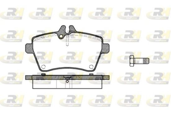 Brake Pad Set, disc brake MERCEDES-BENZ - 169 420 20 20