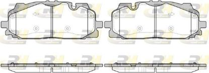 Brake Pad Set, disc brake VAG - 4M0 698 151 T