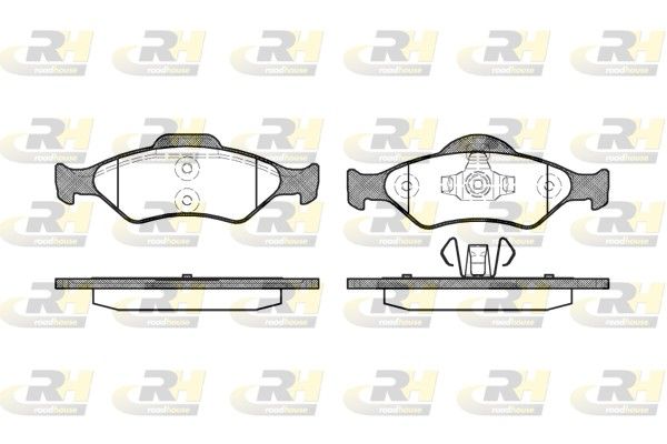 Brake Pad Set, disc brake Ford CURIER 98-01 esim.