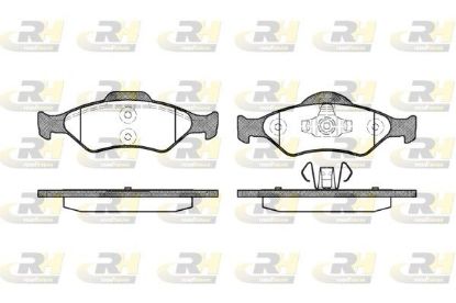 Brake Pad Set, disc brake Ford CURIER 98-01 esim.