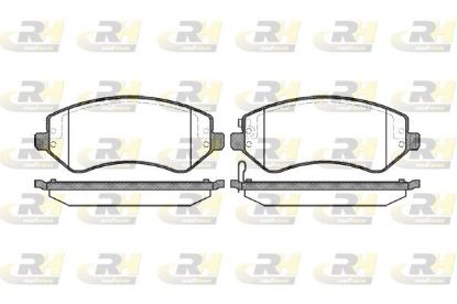 Brake Pad Set, disc brake CHRYSLER - 05019984AA