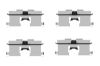 Accessory Kit, disc brake pad -