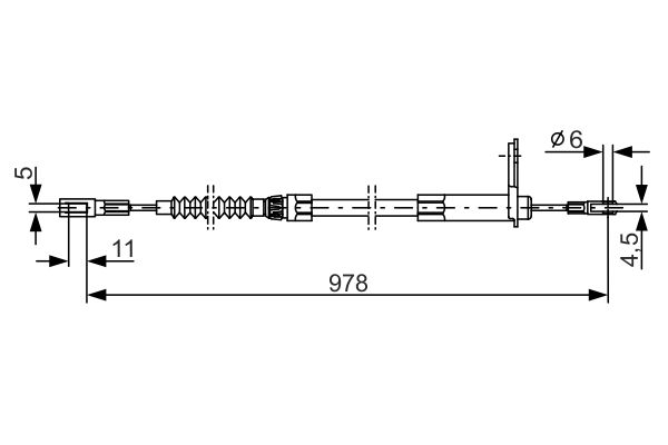 Cable Pull, parking brake -