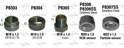 Weld-in Thread, oxygen sensor M18x1,5