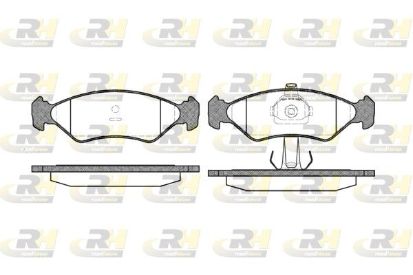 Brake Pad Set, disc brake FORD - 1 010 502