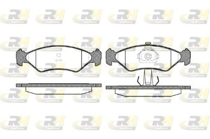 Brake Pad Set, disc brake FORD - 1 010 502