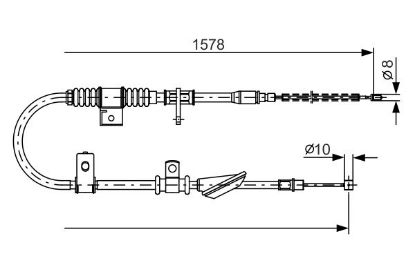 Cable Pull, parking brake -