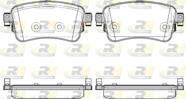 Brake Pad Set, disc brake PSA - 16 179 368 80