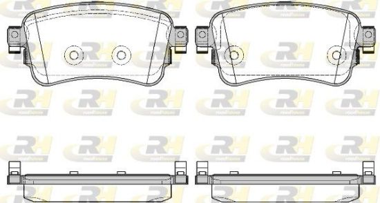 Brake Pad Set, disc brake PSA - 16 179 368 80