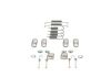 Accessory Kit, parking brake shoes -
