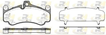 Brake Pad Set, disc brake Porsche 911 09- esim.