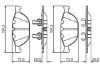 Brake Pad Set, disc brake BMW - 34 11 0 300 361