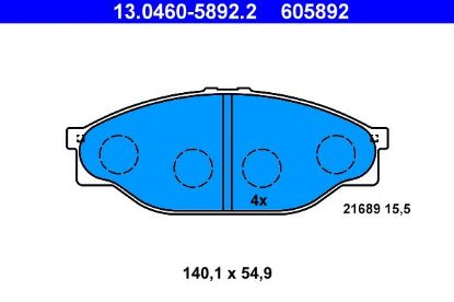 Brake Pad Set, disc brake -