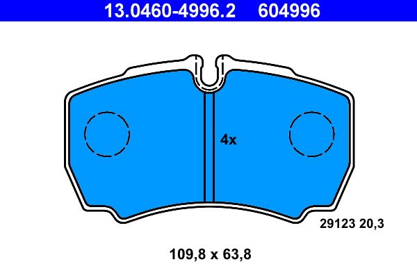 Brake Pad Set, disc brake -
