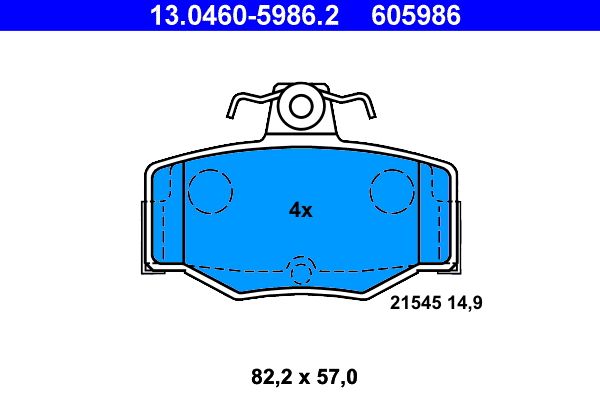 Brake Pad Set, disc brake -