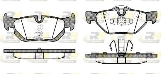 Brake Pad Set, disc brake BMW - 34 21 6 774 692