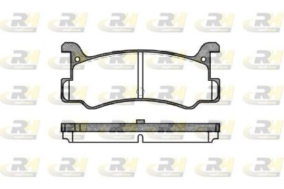 Brake Pad Set, disc brake Mazda BL78-26-43Z