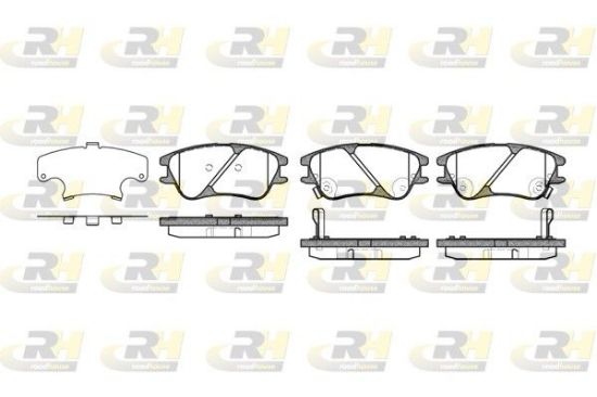 Brake Pad Set, disc brake Hyundai Atos 03- tagum.