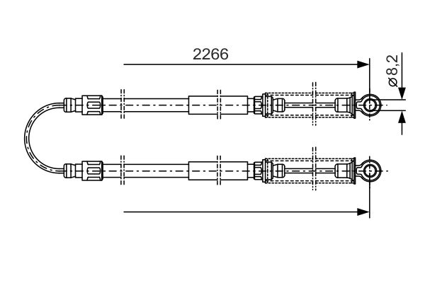 Cable Pull, parking brake -