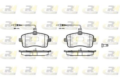Brake Pad Set, disc brake PSA - 4252.77 Brake Pad Set, disc brake PSA - 4252.77
