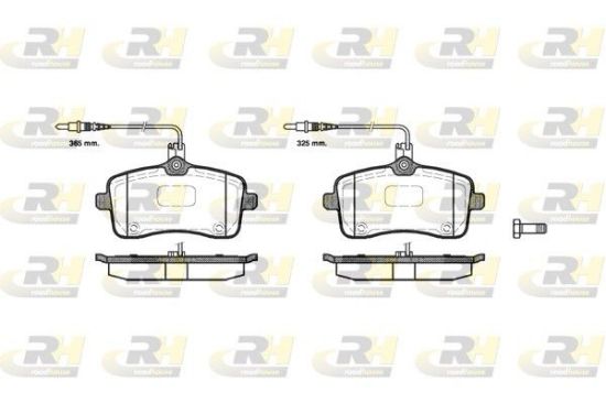 Brake Pad Set, disc brake PSA - 4252.77