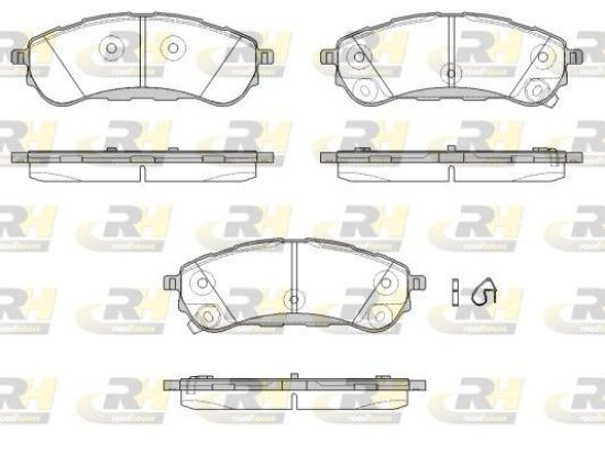 Brake Pad Set, disc brake FORD - 2 230 083