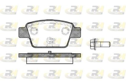Brake Pad Set, disc brake FIAT - 71769094