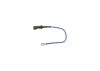 Warning Contact, brake pad wear -