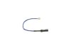 Warning Contact, brake pad wear -