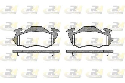 Brake Pad Set, disc brake Subaru Libero 87- esim. Brake Pad Set, disc brake Subaru Libero 87- esim.