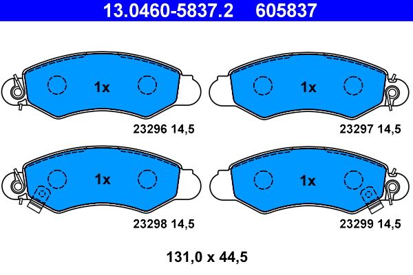 Brake Pad Set, disc brake -