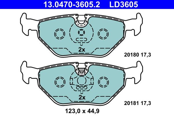 Brake Pad Set, disc brake -