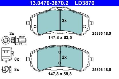 Brake Pad Set, disc brake -