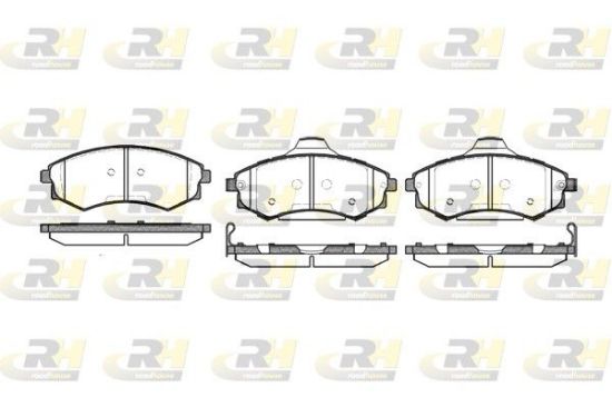 Brake Pad Set, disc brake Hyundai COUPE 01-02 esim.