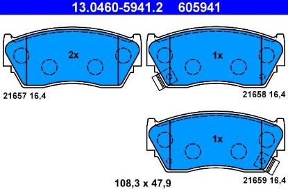 Brake Pad Set, disc brake -
