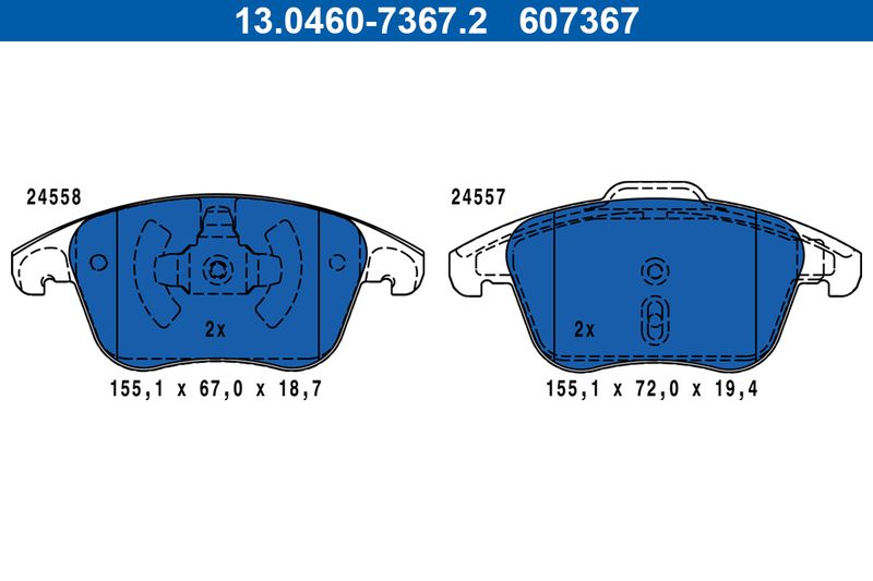 Brake Pad Set, disc brake -