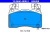 Brake Pad Set, disc brake -