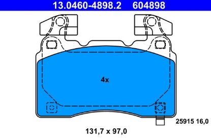 Brake Pad Set, disc brake -